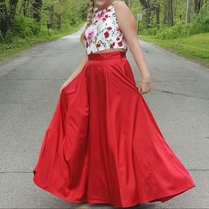 Custom 2 piece formal dress with POCKETS!!
